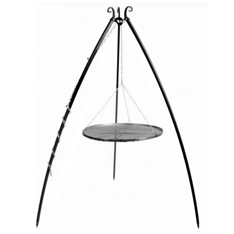 Cook King 200 Cm Trefod Med 50 Cm Stålrist