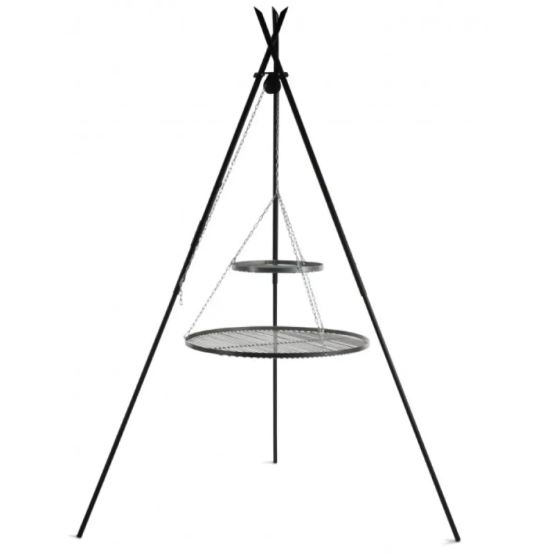 Cook King   Tipiâ  210 Cm Trefod Med   Stålriste 70 Cm   40 Cm
