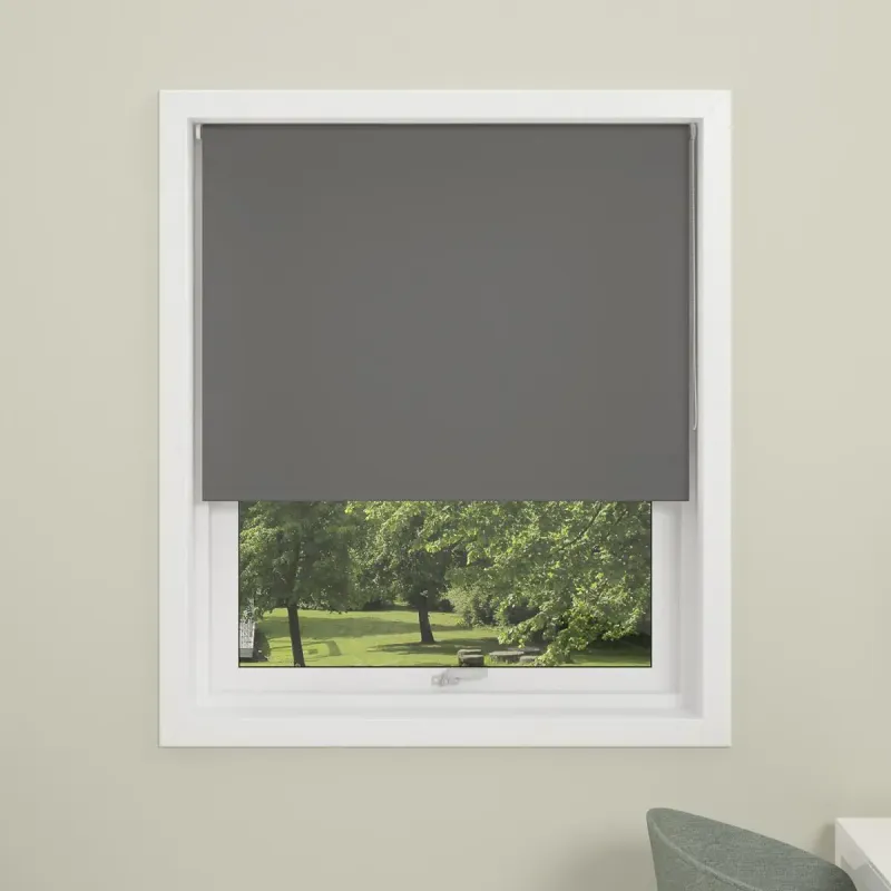 Debel Mørklægningsgardin Uni Grå100x175cm