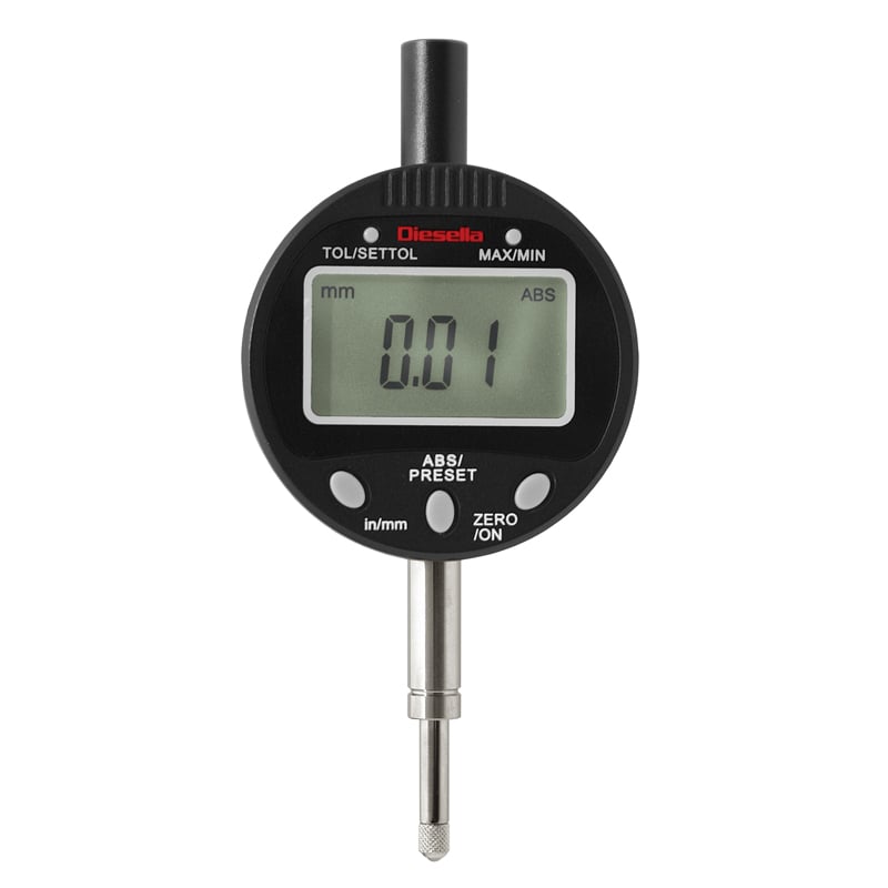 Digital Måleur 12   Mmx0 01 Med Tol- Min- Max- Funktion