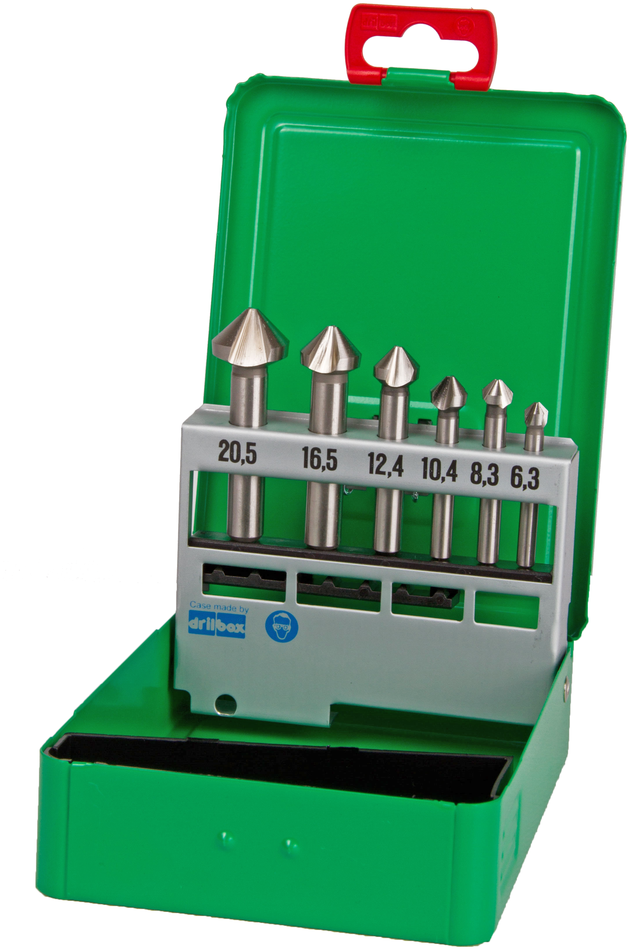 Dj Tools Forsænkersæt Hss    -20   Mm  Stålæske   Stk