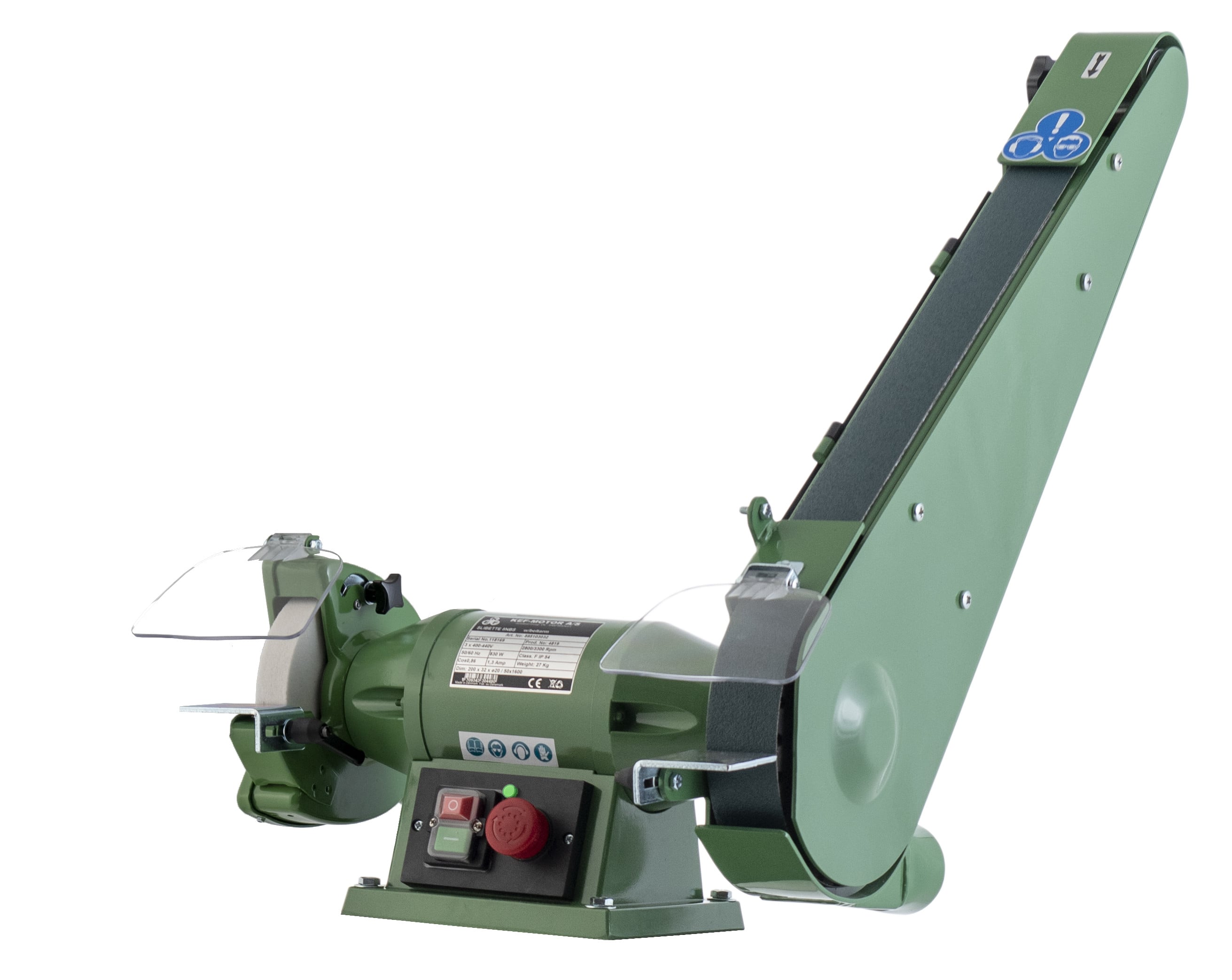 Dobbeltsliber Bænkmodel Slibette 8nb Bånd 1600x50 Mm 3x400v