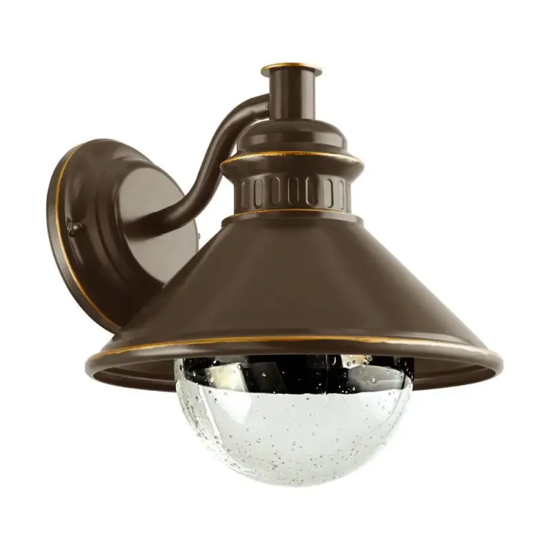 Eglo Agolada Ude Væg 2x3 7w 2x330lm 3000k Ip44 Sort Kobber Udendørslampe 94804