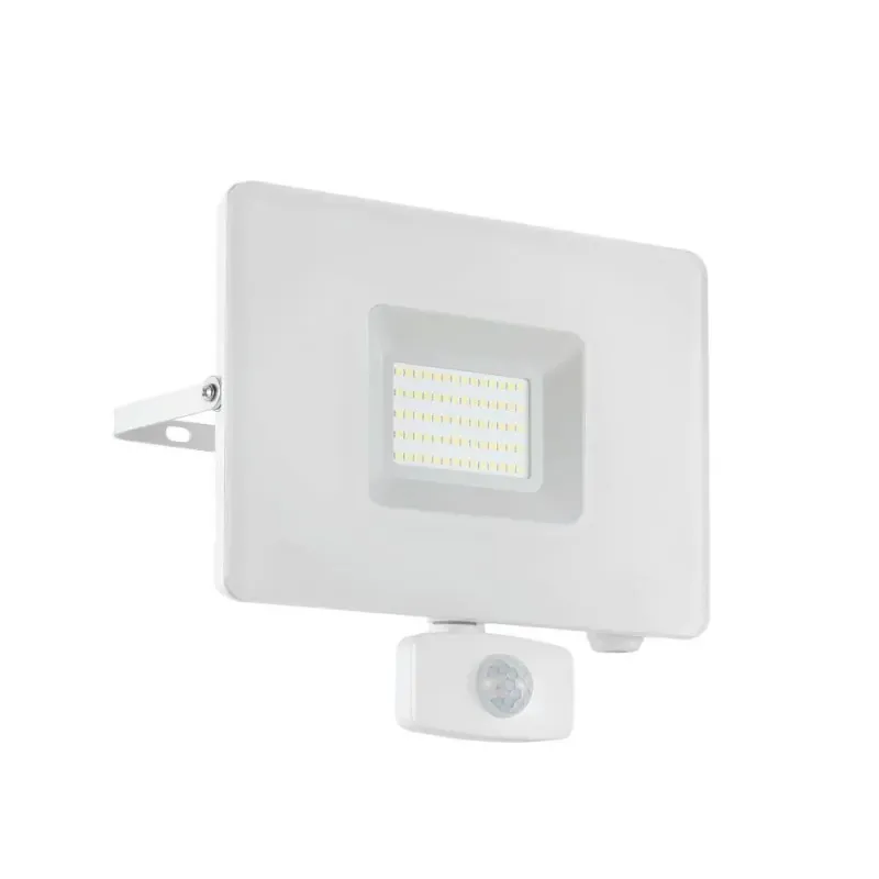 Eglo Faedo   Ude Projektør Sensor 50w Ip65 Hvid Udendørslampe 33159
