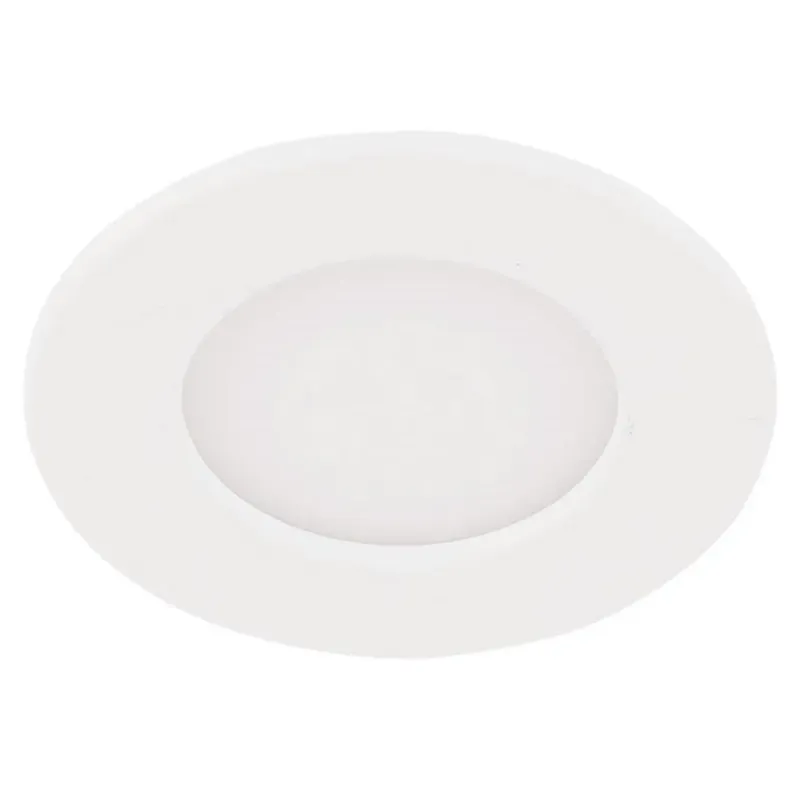 Eglo Fueva Indbyg ø86 8w 340lm 3000k -trin Ip44 Hvid Indbygninglampe 31171