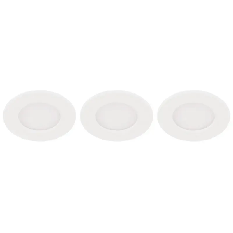 Eglo Fueva Indbyg ø86 3x2 8w 1020lm 3000k -trin Ip44 Hvid Indbygninglampe 31172