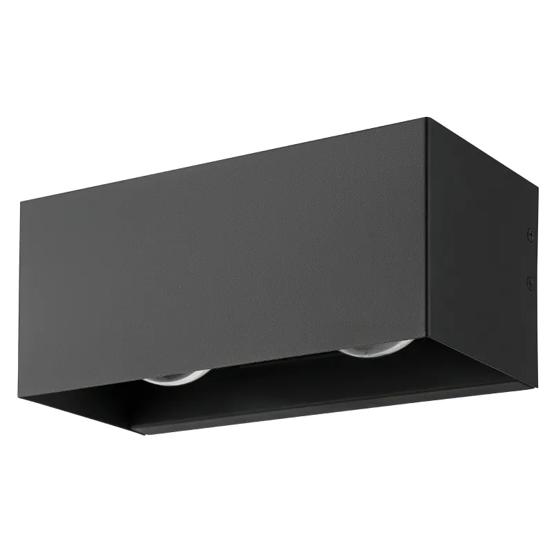 Eglo Lesmo Ude Væg 4x2 2w 920lm 3000k Ip44 Sort Klar Udendørslampe 900292
