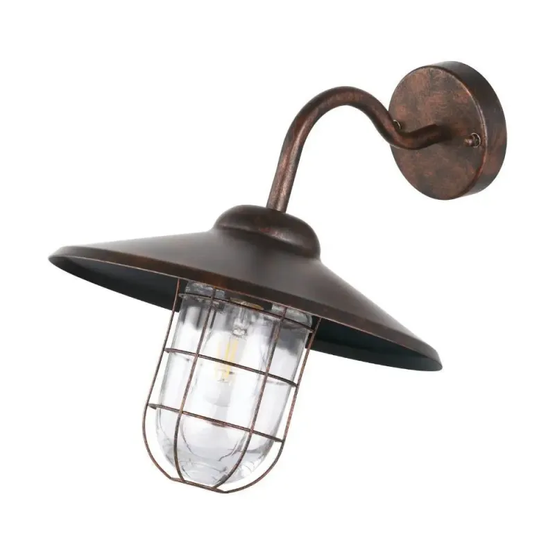 Eglo Melgoa Ude Væg Antik Kobber Udendørslampe 94863