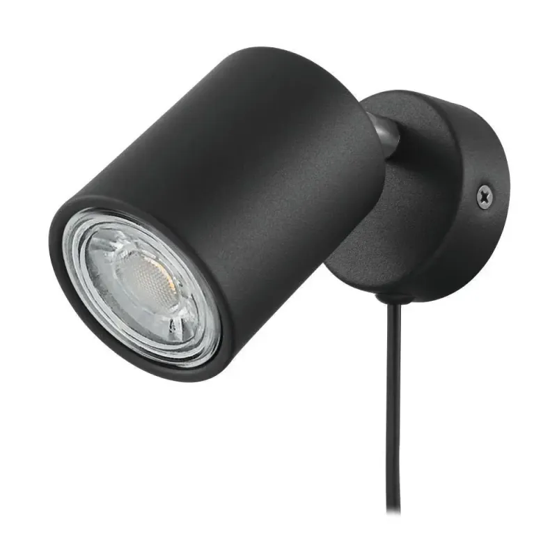 Eglo Portella Spot Gu10 250lm Sort Spotlampe 33672