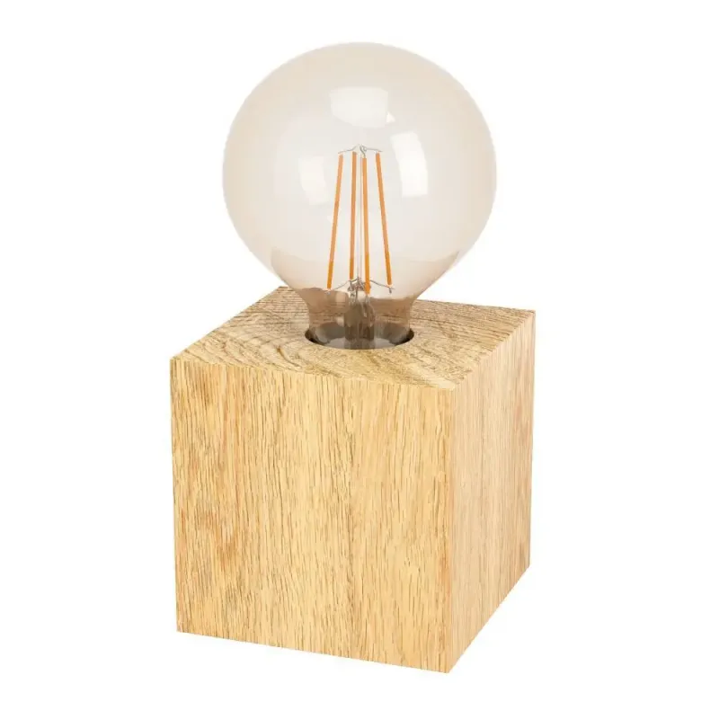 Eglo Prestwick   Bord E27 Træ Natur  Bordlampe 43733