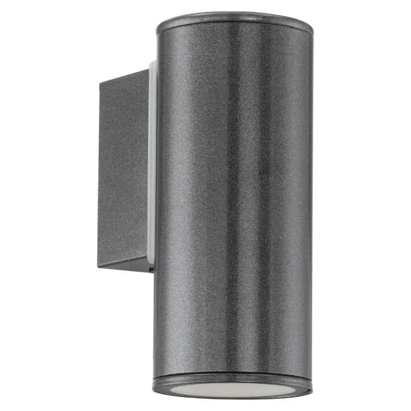Eglo Riga Ude Væg Gu10 3w Ip44 Antracit Udendørslampe 94102