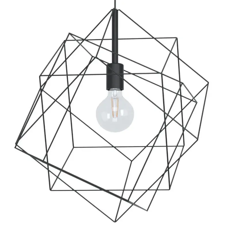 Eglo Straiton Pendel E27 ø515 Sort Pendellampe 43359