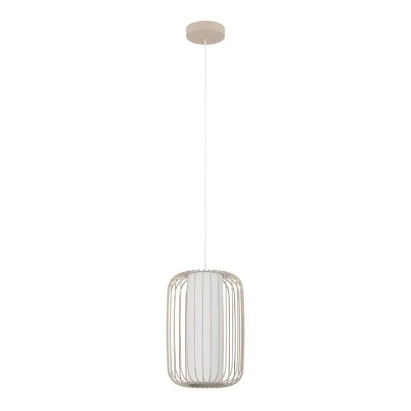 Eglo Terrarosa Pendel E27 ø240 Sand Hvid Pendellampe 900866