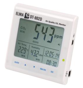 Elma Dt802d Co2 Rh Temp Monitor Til Måling Af Luftkvalitet