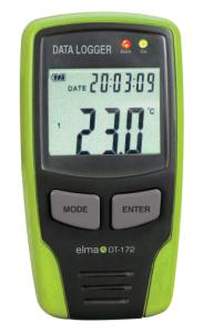 Elma Dt-172 Temperatur Og Fugt Datalogger Med Display
