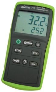 Elma 712 Kanal Digitalt Differenstermometer