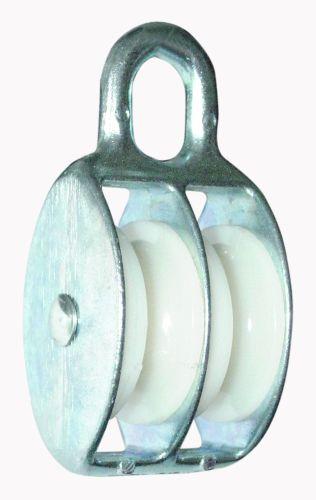 Galvaniseret Blok Dobbelt 30 Mm Stk