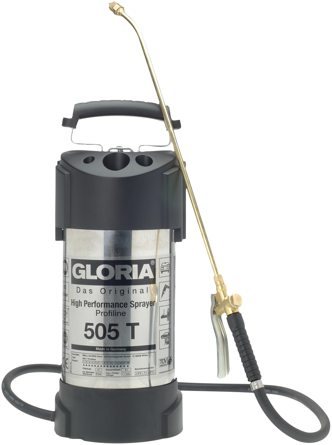Gloria Højtrykssprøjte Profline 505t   Ltr