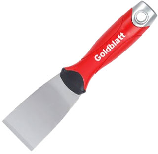 Goldblatt Stiv Spartel Skraber Soft Grip Med Hammer Ende 51 Mm  Heavy Duty  Stift Fjederstålsblad