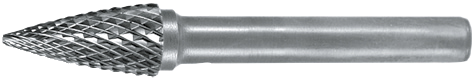 Hm-fræsestift Form    Spg    Mm