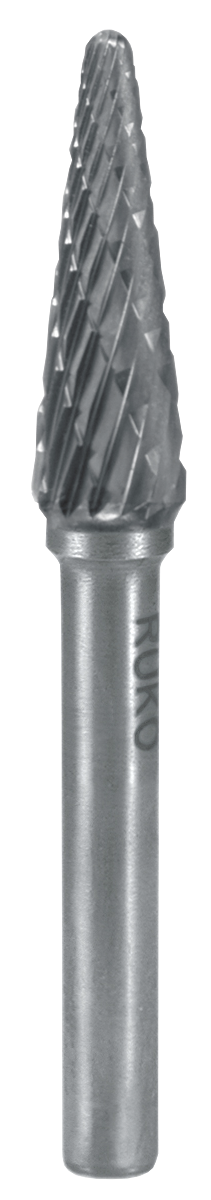 Hm-fræsestift Form    Kel    Mm