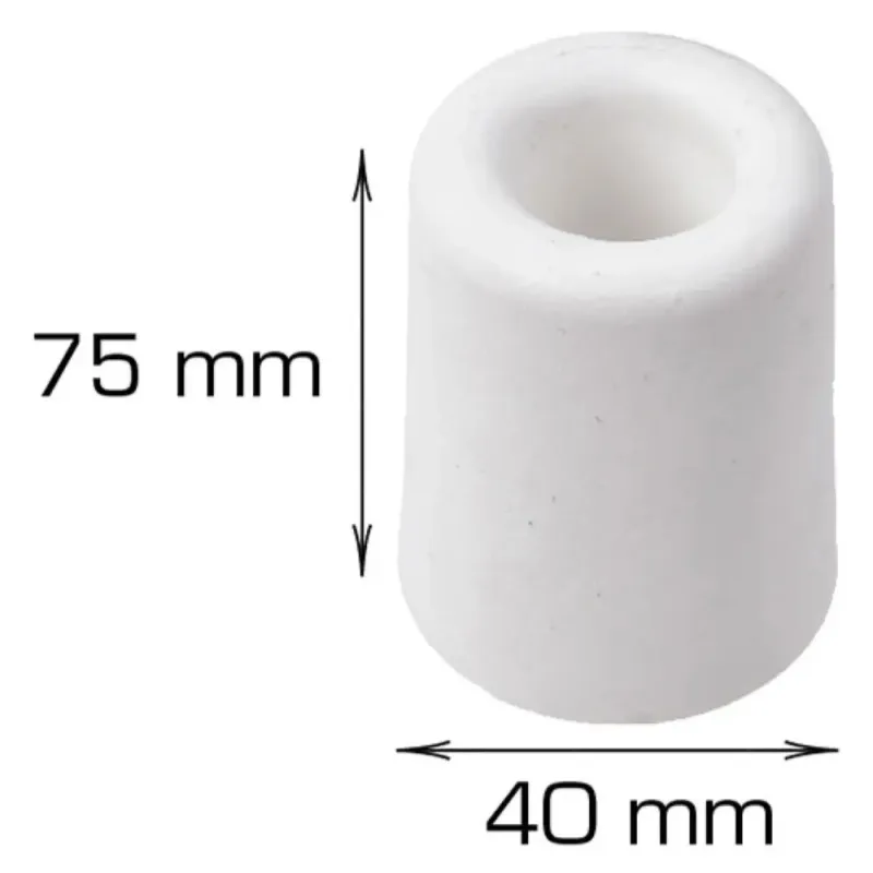 Home It Dørstopper ø40 75 Mm Hvid Plast