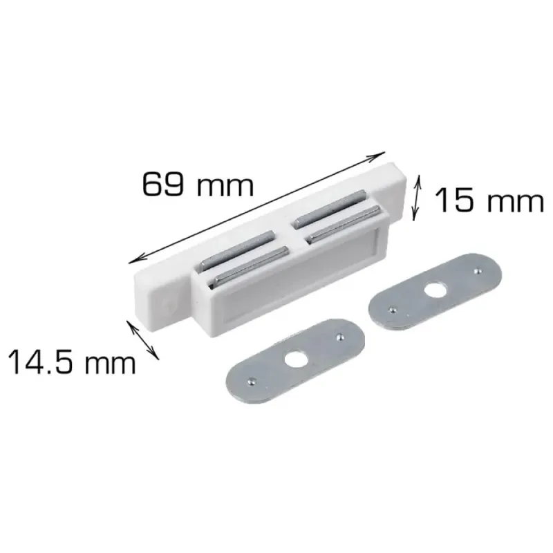 Home It Magnetlås 69 15 14 Mm Elforsinket Plast Stk