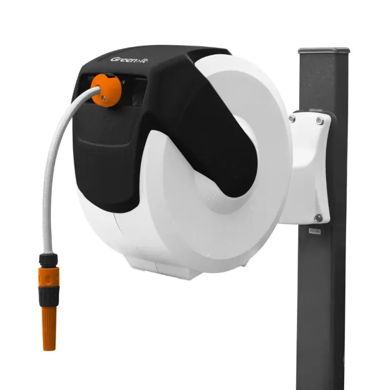 Home It Slangeboks Med Automatisk Oprul 35 Meter Slange   Bar