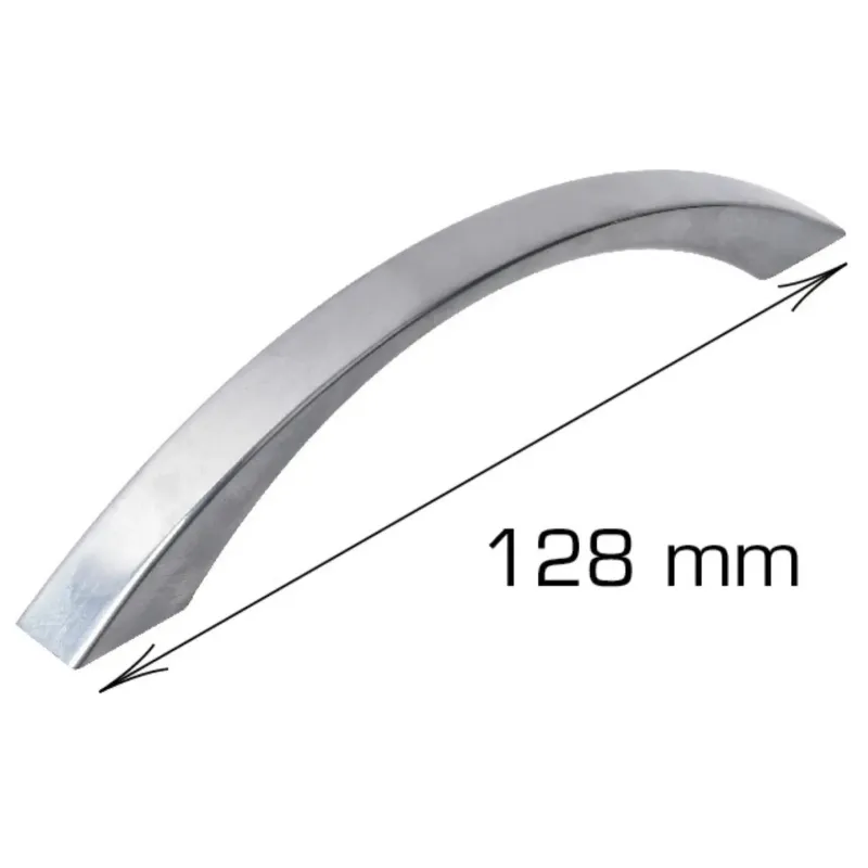 Home-it Buet Bøjlegreb 128 30 Mm Aluminium