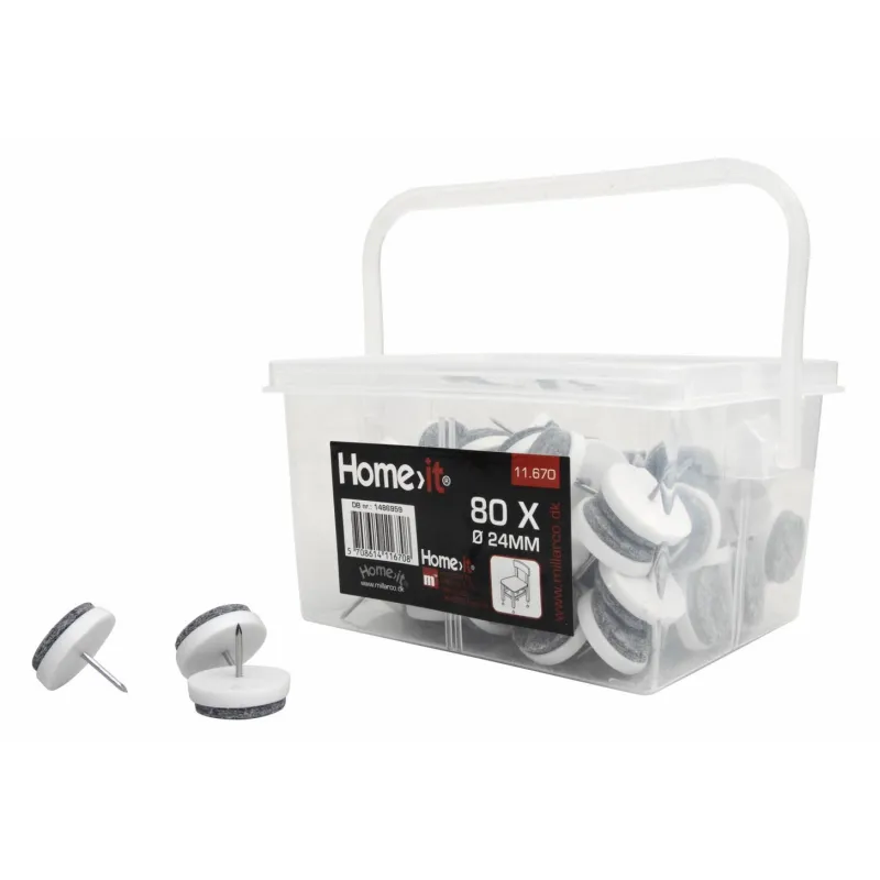 Home-it Glidesøm Med Filt ø24 Mm  80 Stk    Boks