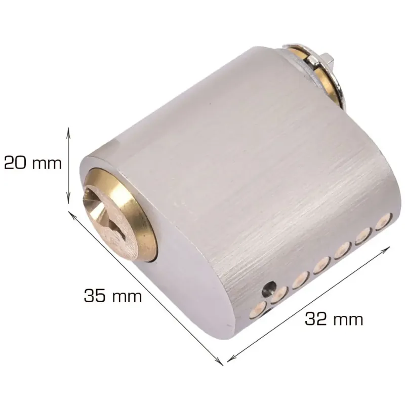 Home-it Oval Cylinder Med Stifter Med Nøgler Stk