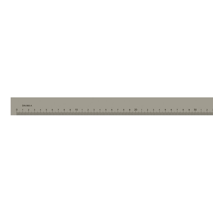 Målestav Form   1500x40x8 Mm Din 866
