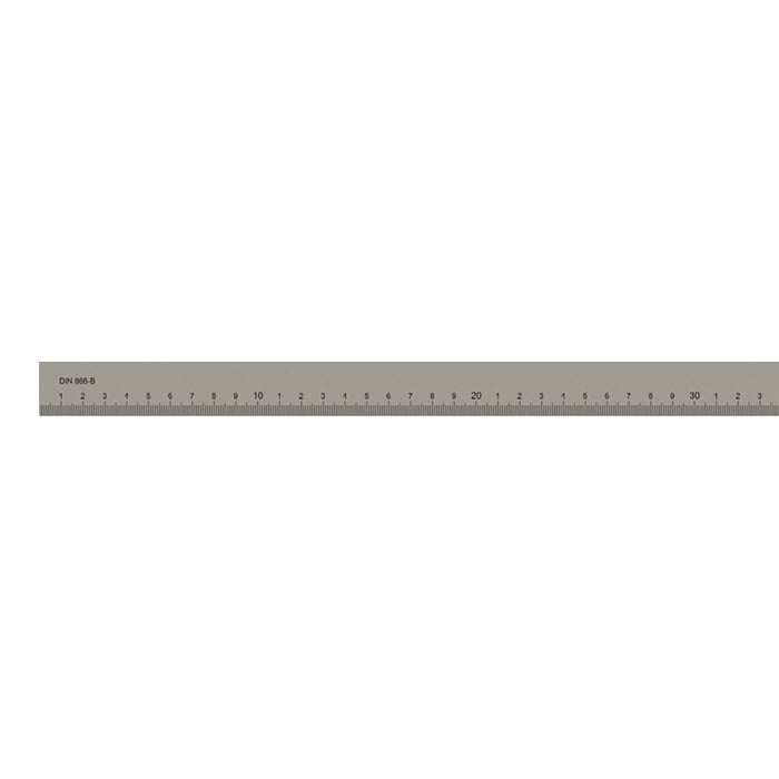 Målestav Form   1000x30x6 Mm Din 866