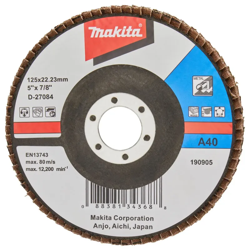 Makita Slibeskive 125 K40  -27084