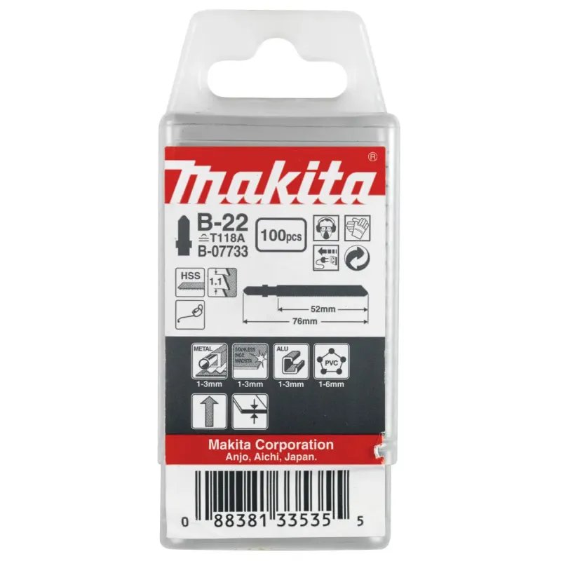 Makita Stiksavsklinge  -22  100   -07733