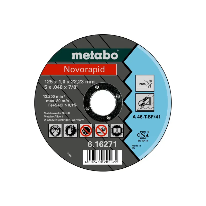 Metabo 4007430205872 616271000 Kvalitetsklasse 46- Novorapid Inox