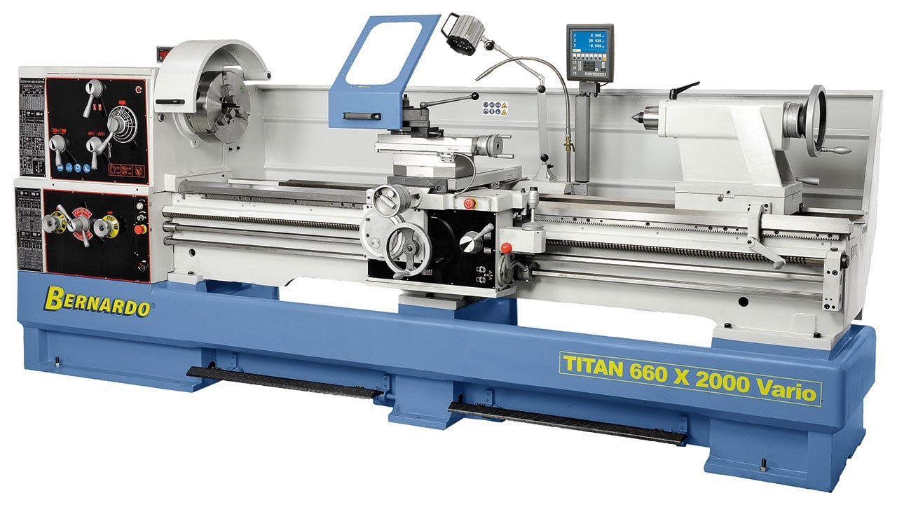 Metal Drejebænk Titan 660   3000 Vario 3x400v