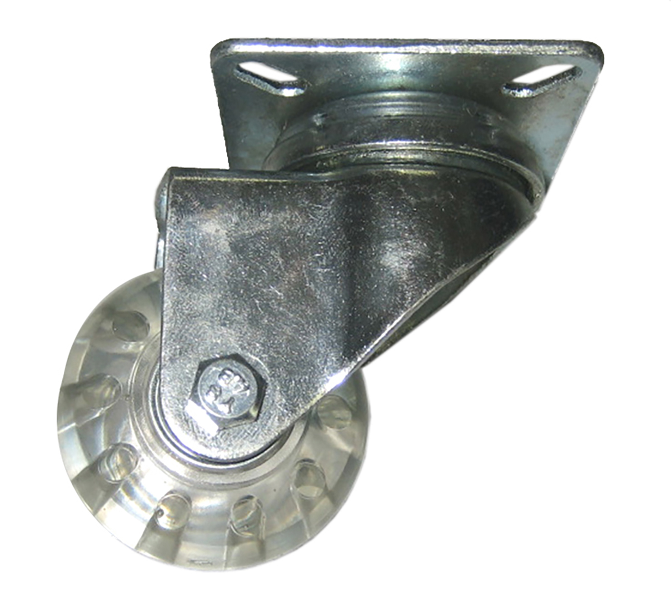 Møbelhjul 48 Mm  Dreje Klar Gummi