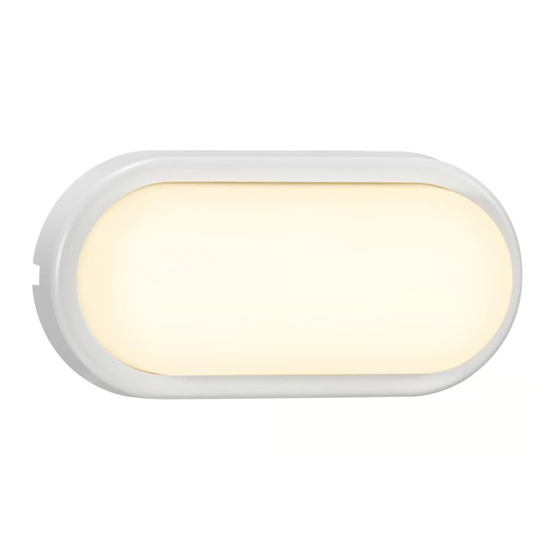 Nordlux Cuba Outdoor Energy Oval Væglampe Hvid