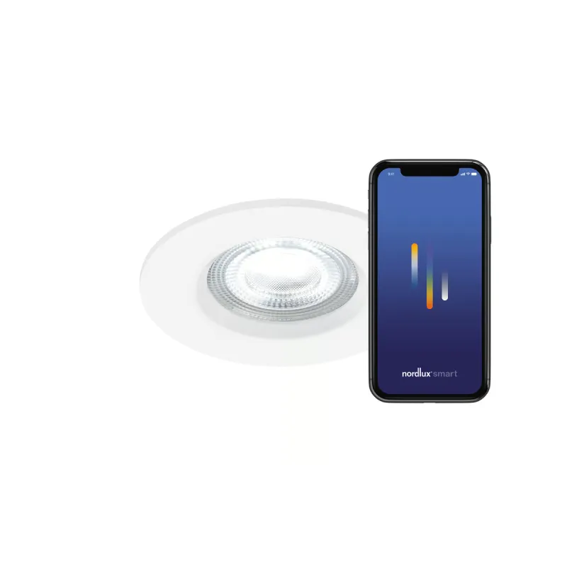 Nordlux Don Smart Colour Indbygningsspot Hvid
