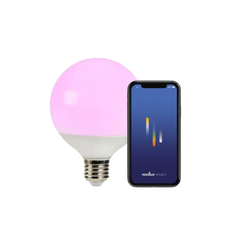 Nordlux Smart E27 G95 Colour 2200-6500 Kelvin 1055 Lumen Pære Hvid