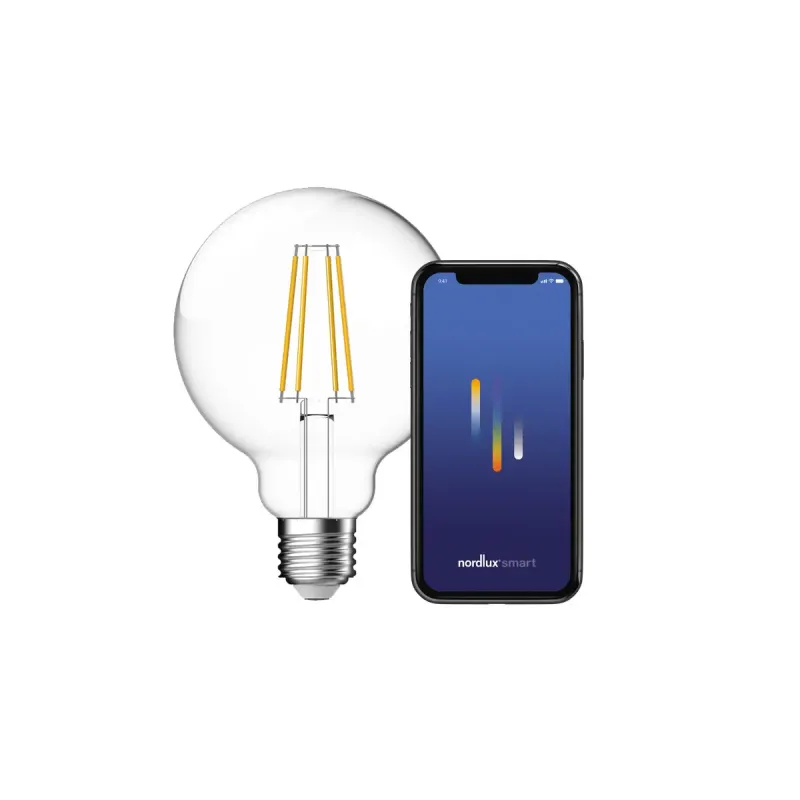 Nordlux Smart E27 G95 2200-6500 Kelvin 650 Lumen Pære Klar