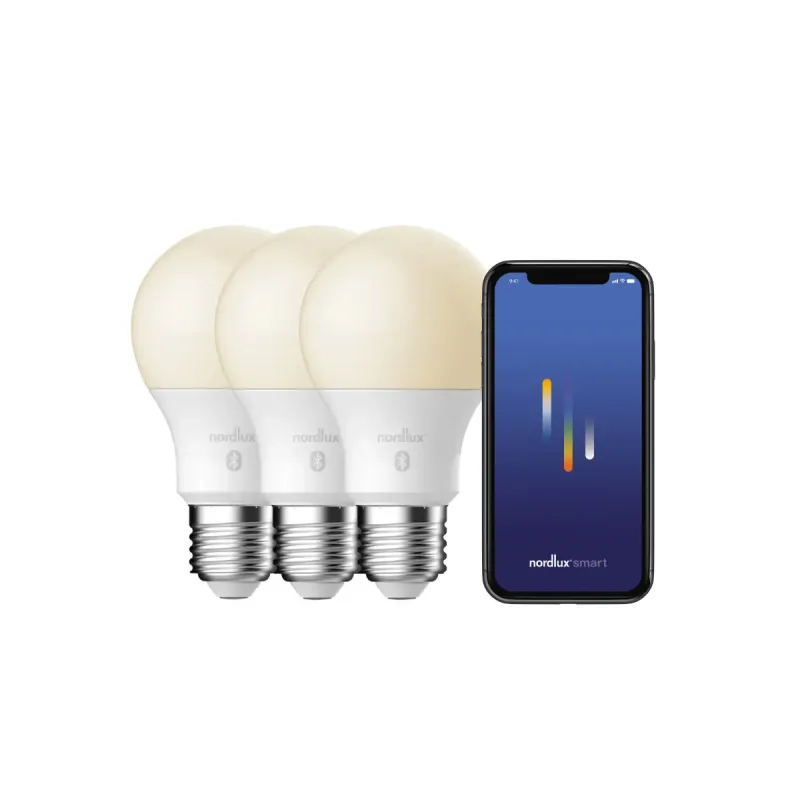 Nordlux Smart E27 -pack A60 2200-6500 Kelvin 900 Lumen Pære Hvid
