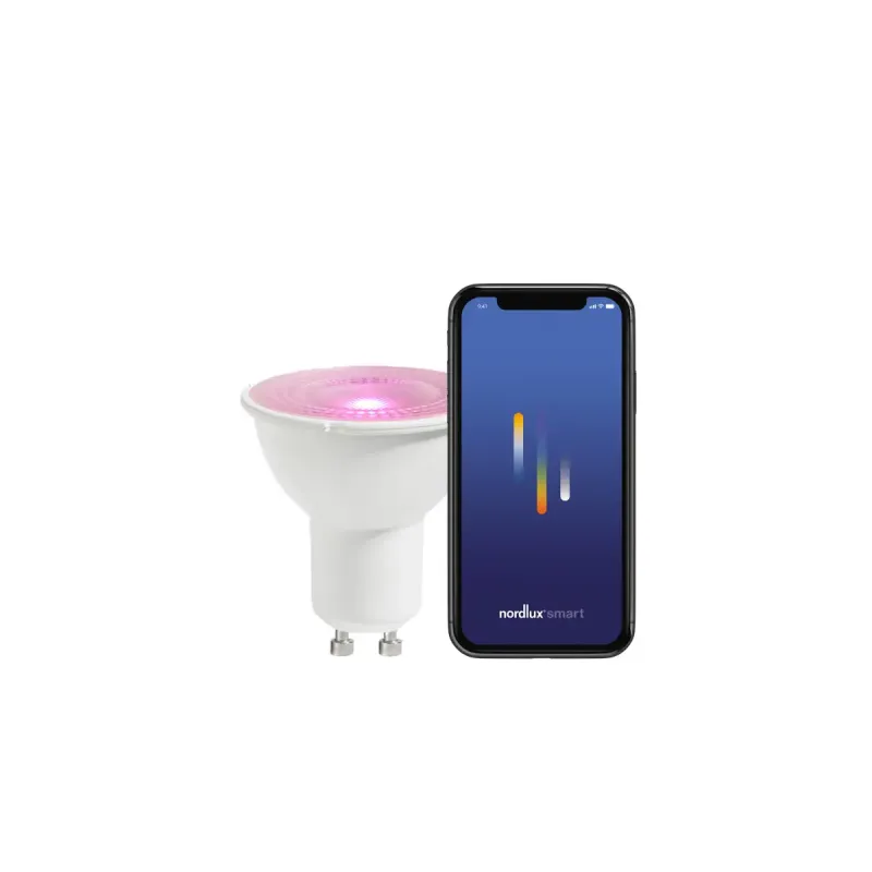 Nordlux Smart Gu10 Colour 2200-6500 Kelvin 380 Lumen Pære Hvid