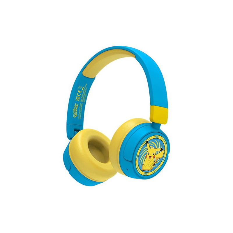 Otl Pokemon Headphone On-ear Wireless 85db 95db Sharing Aux Børne Hovedtelefoner