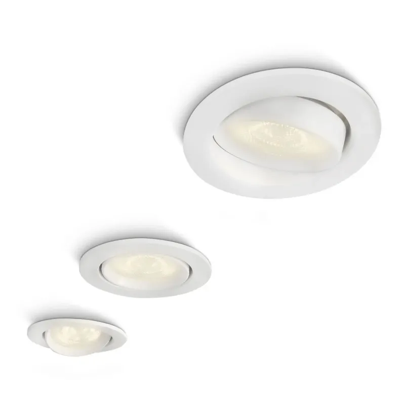 Philips Ellipse Recessed Led Hvid 3x4w