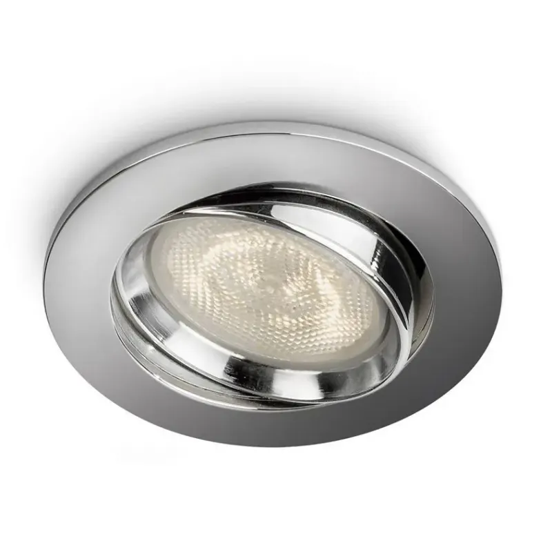 Philips Ellipse Recessed Led Krom 1x4w