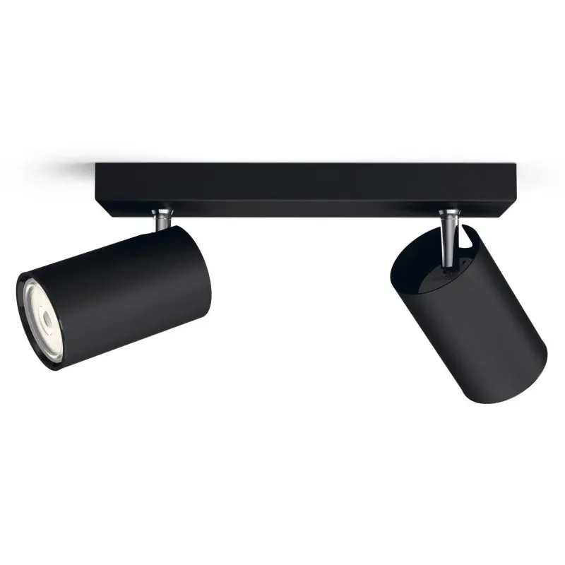 Philips Myliving Kosipo Spot  Sort 2x5 5w