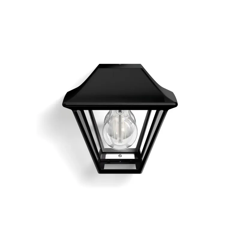 Philips Mygarden Alpenglow Væg Lanterne Sort 1x42w 230v 8718696158142