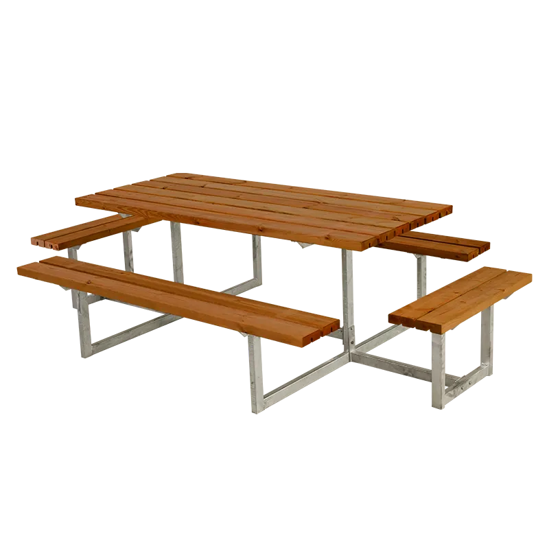 Plus Basic Bord Bænkesæt Påbygninger 260 Cm Teak 185813-17